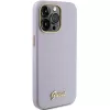 Capa rígida Guess GUHCP15LPGMCSL Glitter Glossy Script para iPhone 15 Pro 6,1