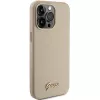 Capa rígida Guess Glitter Glossy Script para iPhone 15 Pro 6,1