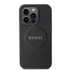 Capa GUESS Saffiano PU MagSafe para iPhone 15 Pro preta