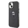 Capa rígida Karl Lagerfeld Ikonik MagSafe para iPhone 13/14/15 6,1 polegadas preta