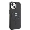 Capa rígida Karl Lagerfeld Ikonik MagSafe para iPhone 13/14/15 6,1 polegadas preta