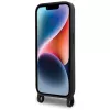 Capa rígida Karl Lagerfeld KLHCP15XSCBSCNK iPhone 15 Pro Max 6.7 preta Crossbody Silicone Choupette