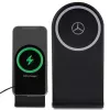 Mercedes-Benz Suporte de carregamento sem fios 2 em 1 dobrável 15W preto Silver Star MagSafe