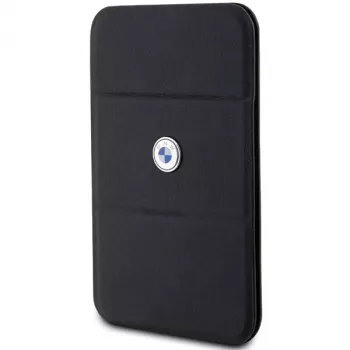 BMW Suporte com ranhura para cartões e carteira MagSafe Signature Collection preto