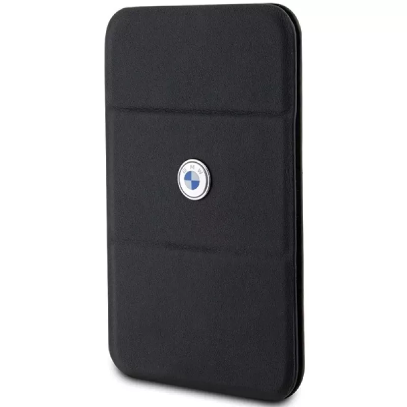 BMW Suporte com ranhura para cartões e carteira MagSafe Signature Collection preto