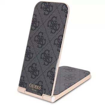 Guess Carregador sem fios 2 em 1 dobrável GUDCFAL4PEGK 15W preto padrão 4G MagSafe