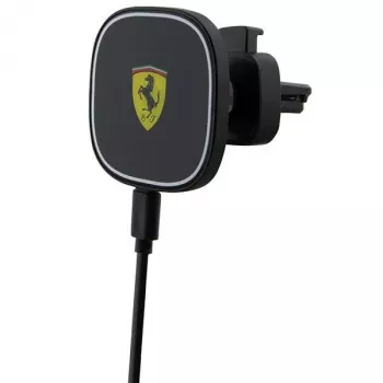 Ferrari Suporte de carregamento sem fios indutivo para automóvel 15W FECHMGLK para saída de ar, preto, MagSafe