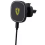 Ferrari Suporte de carregamento sem fios indutivo para automóvel 15W FECHMGLK para saída de ar, preto, MagSafe