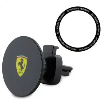 Ferrari Suporte magnético para telemóvel no automóvel FECHMMAK para saída de ar, preto, coleção 2023, compatível com MagSafe
