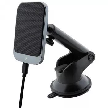 BMW Carregador indutivo para automóvel BMMWCCDTPK 15W para para-brisas/saída de ar preto MagSafe Signature Edition