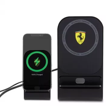 Ferrari Base de carregamento sem fios MagSafe 15W coleção 2023 - preta