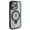 Ferrari FEHMP15LUSCAH Capa rígida transparente com anel de suporte para iPhone 15 Pro 6,1