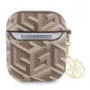 Guess GUA2PGCE4CW Capa castanha GCube Charm para AirPods 1/2