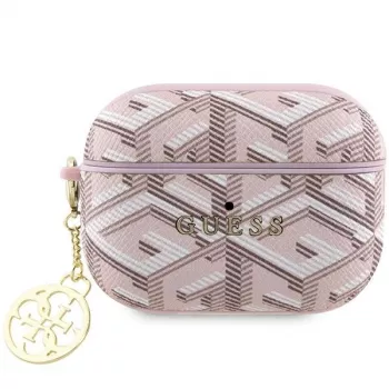 Guess GUAP2PGCE4CP Capa rosa GCube Charm para AirPods Pro 2 (2022/2023)