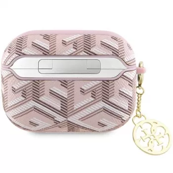 Guess GUAP2PGCE4CP Capa rosa GCube Charm para AirPods Pro 2 (2022/2023)