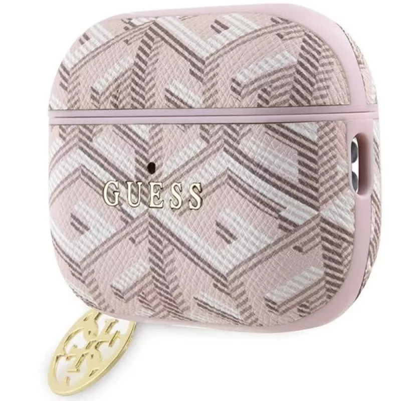 Guess GUAP2PGCE4CP Capa rosa GCube Charm para AirPods Pro 2 (2022/2023)