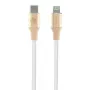 Guess GUCLLALRGDD Cabo USB-C para Lightning 1,5 m carregamento rápido dourado claro com logótipo gravado
