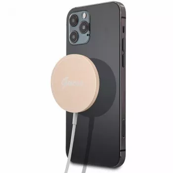 Guess GUCBMSLRD Base de carregamento sem fios MagSafe 15W - dourada