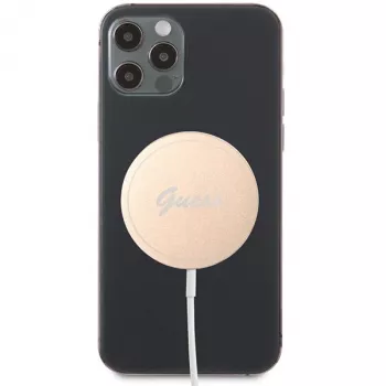 Guess GUCBMSLRD Base de carregamento sem fios MagSafe 15W - dourada