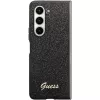 Guess Capa rígida Glitter Script F946 para Samsung Galaxy Z Fold5, preta