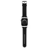 Karl Lagerfeld Bracelete de silicone 3D com cabeças Karl & Choupette NFT para Apple Watch 38/40/41mm preta
