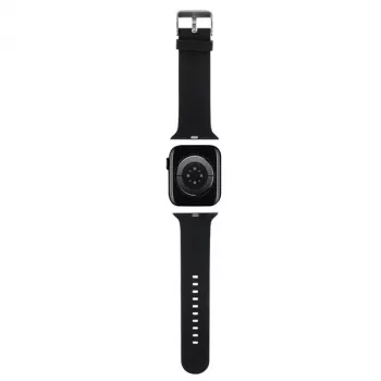 Karl Lagerfeld Bracelete de silicone 3D com cabeça Choupette para Apple Watch 38/40/41mm preta