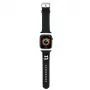Karl Lagerfeld Bracelete de silicone 3D com cabeça Choupette para Apple Watch 42/44/45/49mm preta