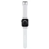 Karl Lagerfeld Bracelete de silicone 3D com cabeça Choupette para Apple Watch 42/44/45/49mm branca
