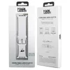 Karl Lagerfeld Bracelete de silicone 3D com cabeça Choupette para Apple Watch 42/44/45/49mm branca
