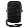 Hello Kitty Quilted Bows Strap - bolsa de ombro para telemóvel (preta)