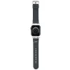 Hello Kitty HKAWMPGKHK Bracelete de silicone preta para Apple Watch 38/40/41mm