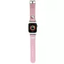Hello Kitty HKAWMPGKHP Bracelete de silicone rosa para Apple Watch 38/40/41mm