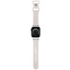 Hello Kitty HKAWMSDGPTE Bracelete para Apple Watch 38/40/41mm bege em silicone Graffiti Tags