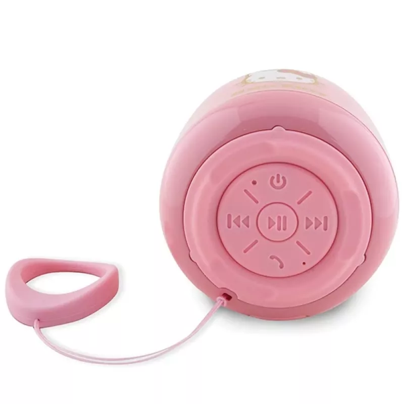 Hello Kitty Altifalante Bluetooth 5.0 HKWSBT6GKEP rosa com gradiente eletrogalvanizado