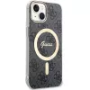 Guess GUHMP15MH4STK Capa rígida para iPhone 15 Plus/14 Plus 6,7 polegadas preta MagSafe 4G
