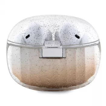 Guess Auscultadores Bluetooth TWS Glitter Gradient com estojo de carregamento (dourado)