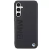 BMW Capa em pele com gravação a quente preta para Samsung Galaxy S23 FE S711