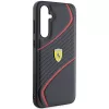 Ferrari FEHCS23FEPTWK Capa rígida Twist com logótipo metálico preta para S23 FE S711