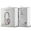 Auscultadores Bluetooth on-ear Guess Gcube Metallic Script Logo rosa