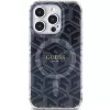 Guess GUHMP15LHGCUSTGK Capa rígida IML GCube MagSafe para iPhone 15 Pro 6,1 inch preta