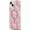 Guess GUHMP15SHGCUSTGP Capa rígida IML GCube MagSafe para iPhone 15/14/13 6,1