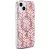 Guess GUHMP15SHGCUSTGP Capa rígida IML GCube MagSafe para iPhone 15/14/13 6,1