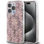 Guess GUHMP15LHGCUSTGP Capa rígida IML GCube MagSafe para iPhone 15 Pro 6,1