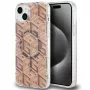 Guess GUHMP15SHGCUSTGW Capa rígida IML GCube MagSafe para iPhone 15 / 14 / 13 6,1