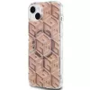 Guess GUHMP15MHGCUSTGW Capa rígida IML GCube MagSafe para iPhone 15 Plus / 14 Plus 6,7