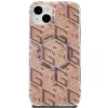 Guess GUHMP15MHGCUSTGW Capa rígida IML GCube MagSafe para iPhone 15 Plus / 14 Plus 6,7