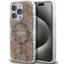 Guess GUHMP15XHGCUSTGW Capa rígida IML GCube MagSafe para iPhone 15 Pro Max 6,7