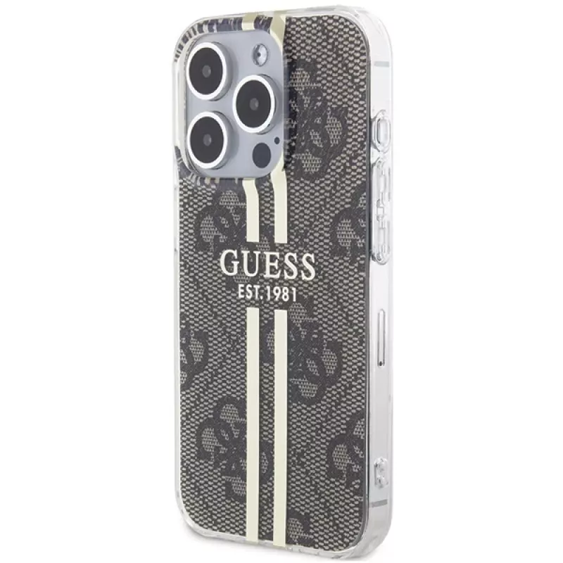 Guess GUHCP15LH4PSEGW Capa rígida IML para iPhone 15 Pro 6,1