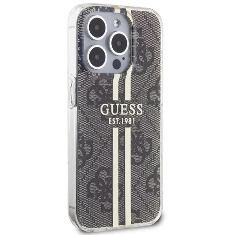 Guess GUHCP15LH4PSEGW Capa rígida IML para iPhone 15 Pro 6,1