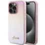 Guess Capa rígida Saffiano Iridescent Script para Apple iPhone 14 Pro 6,1